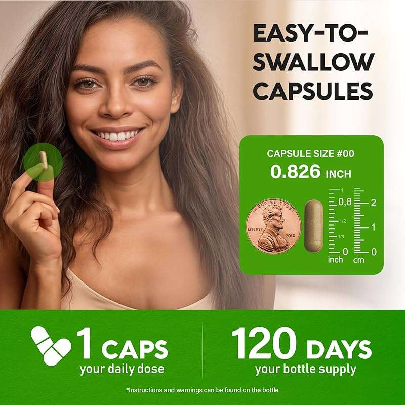 Green Tea Extract - 50% EGCG, Extra Strength 20:1 Extract - Natural Green Tea Supplement + Green Coffee Beans & Apple Cider Vinegar - Energy & Metabolism Support - for Men & Women - Vegan 120 Capsules - Image 7