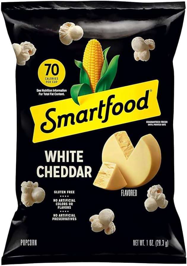 Smart food Popcorn, White Cheddar, 1 Ounce (Pack of 12) bundled by SUPERDEALS with Mystery Gift - Image 2