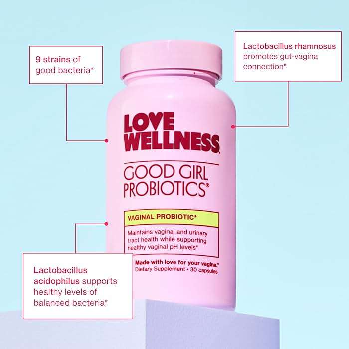 Love Wellness Good Girl Probiotics | Women’s Vaginal Health & pH Balance Supplement | 9-Strain Probiotic for Urinary Tract, Yeast, Odor & Immune Support | Gluten-Free (30-Day Supply) - Image 3