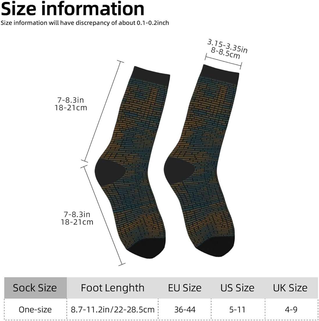 MUFLVDX Programming Code Print Unisex Socks,Comfortable And Breathable Cotton Socks,Suitable For All Seasons - Image 5