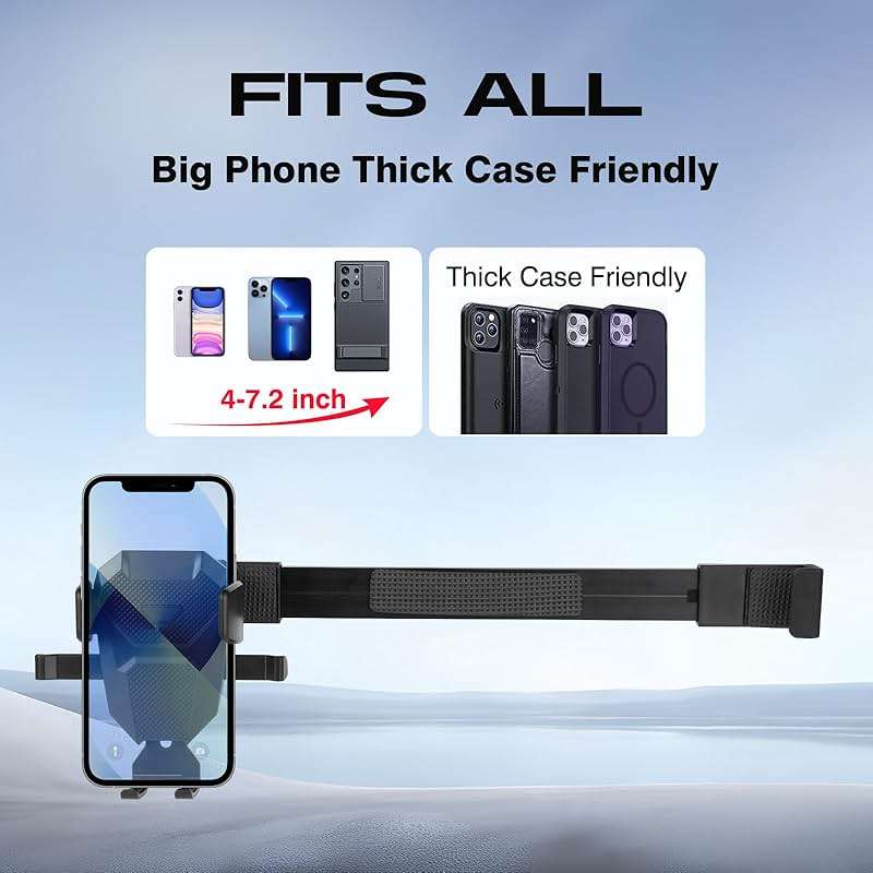 Sunsdrew Car Phone Holder for BMW X1 X2 2019-2021/X5 2014-2018/X6 2015-2019 Accessories,Adjustable Phone Mount for 10.2-inch Screen,Hands-Free Ultra Stable Phone Stand for All Phones - Image 6