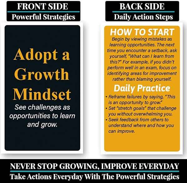 You Become What You Think - Affirmation Cards for Men, 50 Double-Sided Daily Motivational Inspirational Cards to Elevate An Athlete Mindset, Affirmation Gifts for Husband, Motivation Gift for Coworker - Image 2