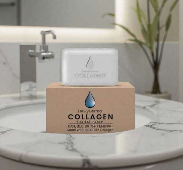100% Pure Collagen Bar Soap For Men & Women | Natural Hand & Bath, Face & Body Soap Bar, Hydrating Body Soap Bars For Gentle Brightening Collagen Skin Care | Body Wash & Skin Care By Dewy Derma - Image 5