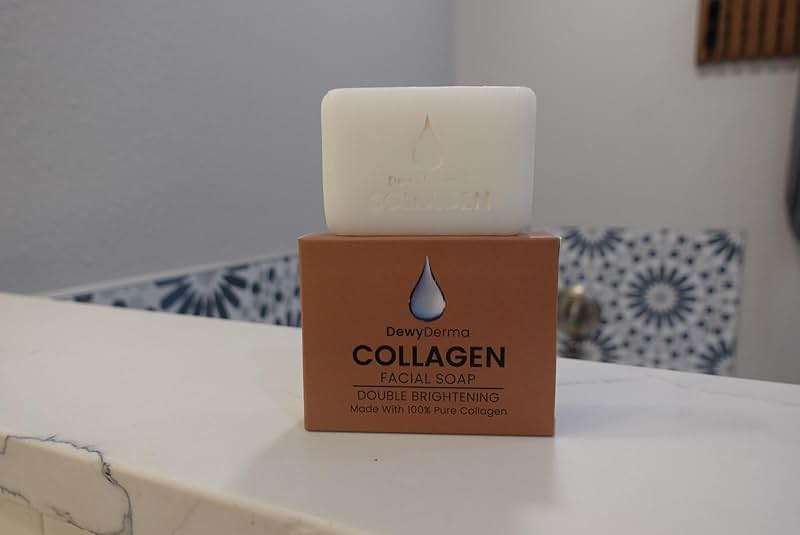 100% Pure Collagen Bar Soap For Men & Women | Natural Hand & Bath, Face & Body Soap Bar, Hydrating Body Soap Bars For Gentle Brightening Collagen Skin Care | Body Wash & Skin Care By Dewy Derma - Image 6