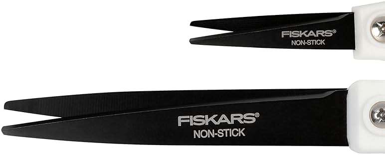 Fiskars Everyday Fashion Scissors, Non-Stick Stainless Steal Blades, Forest Fern, 2-Pack, 8 Inches and 5 Inches - Image 6