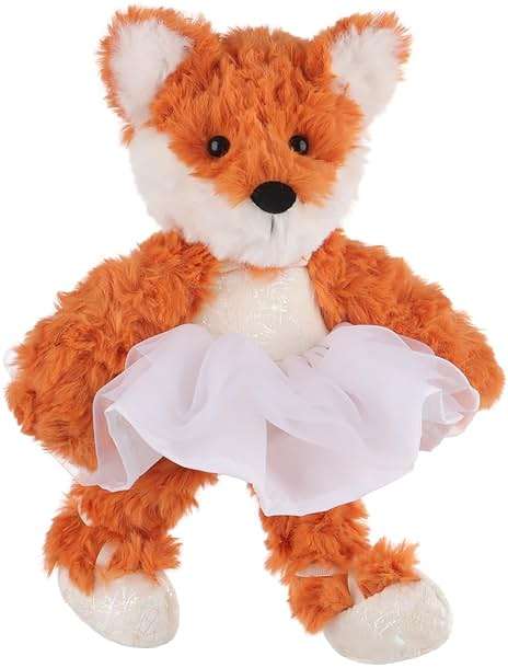 Apricot Lamb Ballet Fox Stuffed Animals for Kids, Soft Cute Plush Toys for Baby Girl and Boy, Fluffy Ballet Fox 6.7 Inches - Image 3
