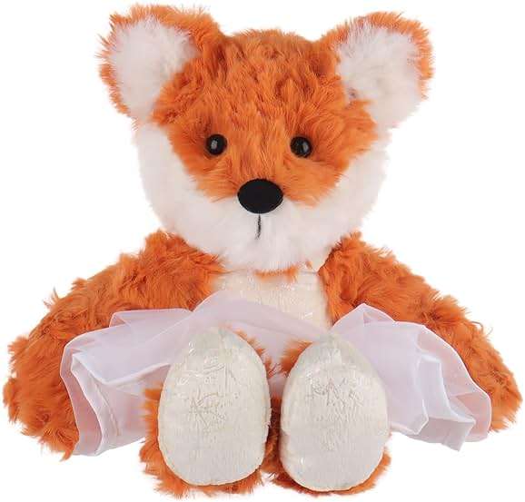 Apricot Lamb Ballet Fox Stuffed Animals for Kids, Soft Cute Plush Toys for Baby Girl and Boy, Fluffy Ballet Fox 6.7 Inches - Image 5