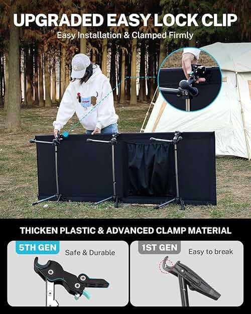 Gonex Camping Cot with Leg Extenders 2 in 1 Portable Ultralight Folding Cot for Adults Adjustable Height Supports 350lbs Sleeping Bed for Backpacking Travel Beach Home 74.8"x27.5"(Black, 1 PCS) - Image 5