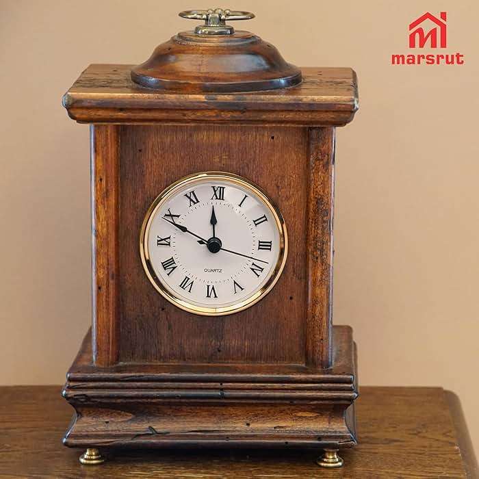 3-1/8 Inch (80 mm) Clock Inserts, Fit 3 Inch (76mm) Hole Diameter, Quartz Clock Movement Replacement, Gold Rim Roman Retro Numeral Skeleton Clock Fit-Up for Wall Living Room Bedroom Home Decor - Image 2
