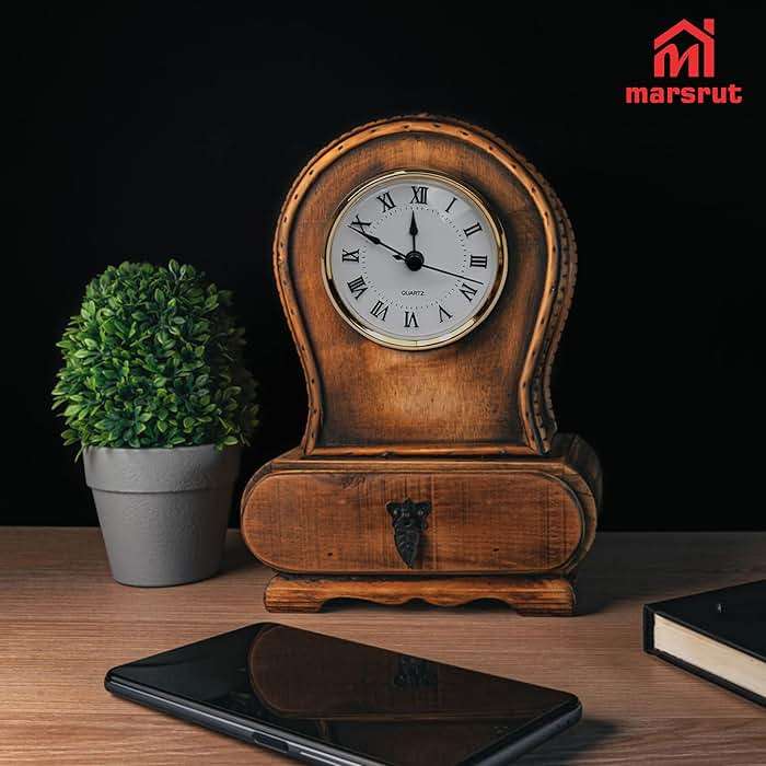 3-1/8 Inch (80 mm) Clock Inserts, Fit 3 Inch (76mm) Hole Diameter, Quartz Clock Movement Replacement, Gold Rim Roman Retro Numeral Skeleton Clock Fit-Up for Wall Living Room Bedroom Home Decor - Image 7