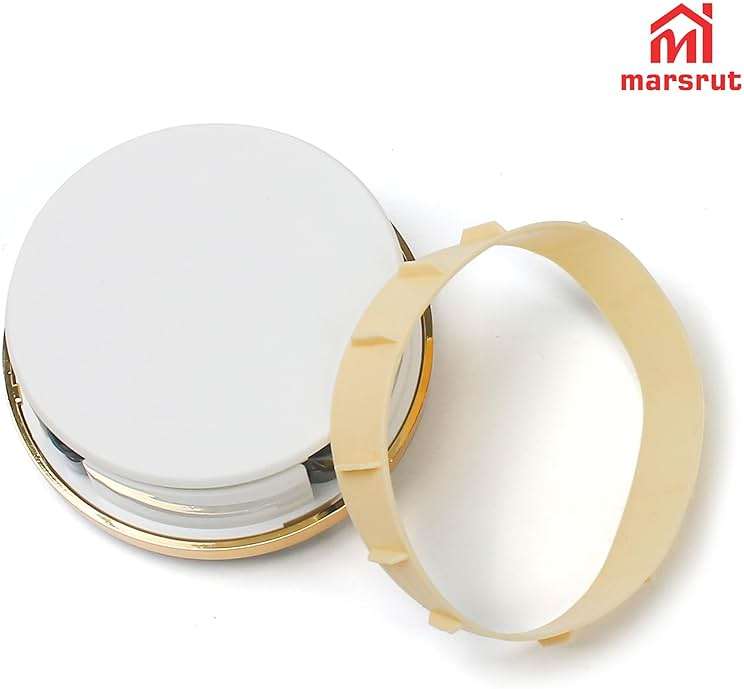 3-1/8 Inch (80 mm) Clock Inserts, Fit 3 Inch (76mm) Hole Diameter, Quartz Clock Movement Replacement, Gold Rim Roman Retro Numeral Skeleton Clock Fit-Up for Wall Living Room Bedroom Home Decor - Image 9