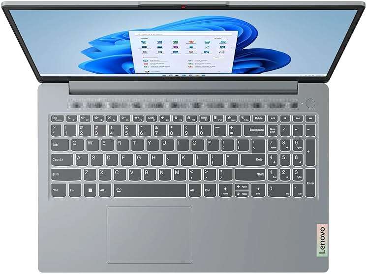 Lenovo IdeaPad Slim 3i Laptop, 15.6" FHD Display, Intel Core i3-N305 8-Core Processor, 8GB LPDDR5 RAM, 256GB SSD, Intel UHD Graphics, Wi-Fi 6, Bluetooth 5, Windows 11 S, Arctic Grey, EAT 64GB SD Card - Image 4