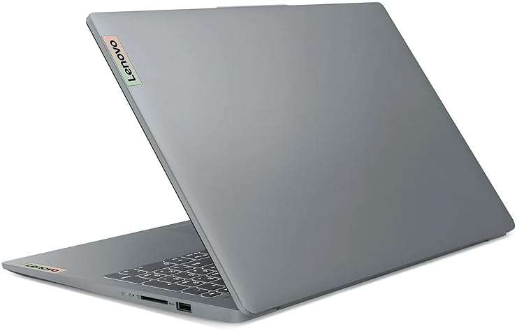 Lenovo IdeaPad Slim 3i Laptop, 15.6" FHD Display, Intel Core i3-N305 8-Core Processor, 8GB LPDDR5 RAM, 256GB SSD, Intel UHD Graphics, Wi-Fi 6, Bluetooth 5, Windows 11 S, Arctic Grey, EAT 64GB SD Card - Image 5