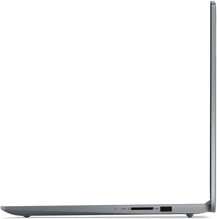 Lenovo IdeaPad Slim 3i Laptop, 15.6" FHD Display, Intel Core i3-N305 8-Core Processor, 8GB LPDDR5 RAM, 256GB SSD, Intel UHD Graphics, Wi-Fi 6, Bluetooth 5, Windows 11 S, Arctic Grey, EAT 64GB SD Card - Image 7