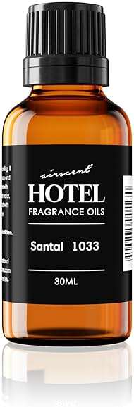 AirScent Santal Diffuser Oil No. 1033 - Santal-33 Inspired Perfume Dupe - Cardomom Sandalwood Iris - Premium Fragrance Oil for Ultrasonic and Waterless Diffusers and Crafting - 30 mL, 1 fl oz - Image 1