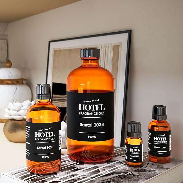 AirScent Santal Diffuser Oil No. 1033 - Santal-33 Inspired Perfume Dupe - Cardomom Sandalwood Iris - Premium Fragrance Oil for Ultrasonic and Waterless Diffusers and Crafting - 30 mL, 1 fl oz - Image 4