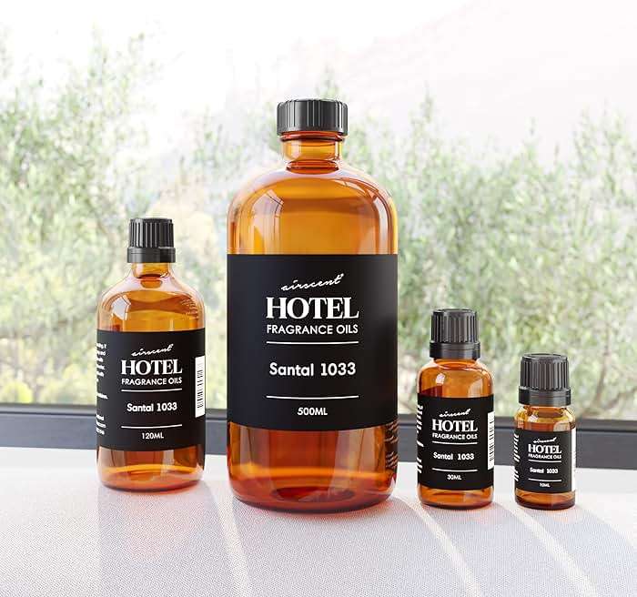 AirScent Santal Diffuser Oil No. 1033 - Santal-33 Inspired Perfume Dupe - Cardomom Sandalwood Iris - Premium Fragrance Oil for Ultrasonic and Waterless Diffusers and Crafting - 30 mL, 1 fl oz - Image 6