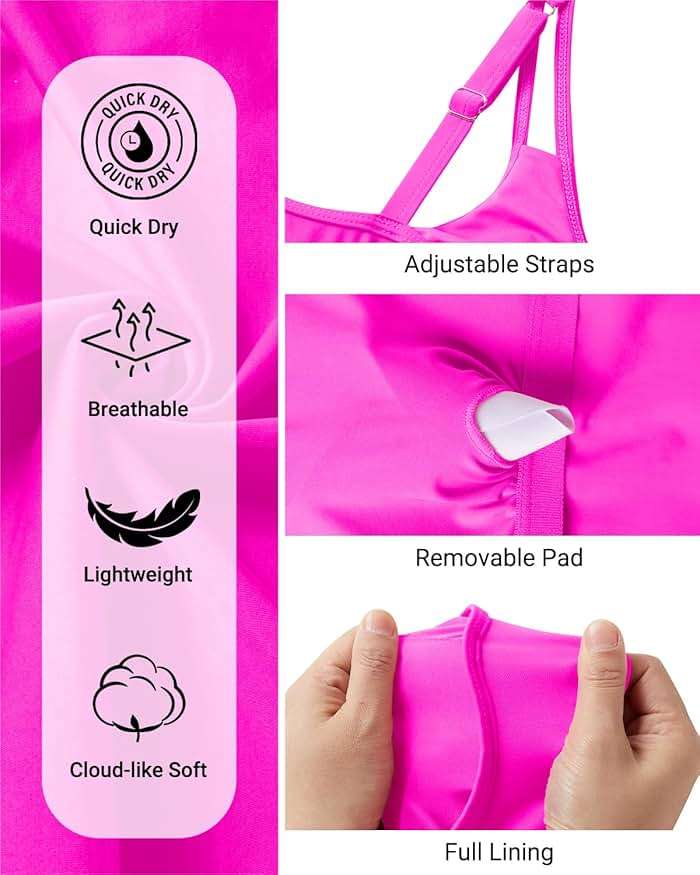 Womens Flowy Tankini Tops Only - Modest Bathing Suit Loose Fit Swimsuit Swim Tops No Bottom 2025 (Available in Plus) - Image 5