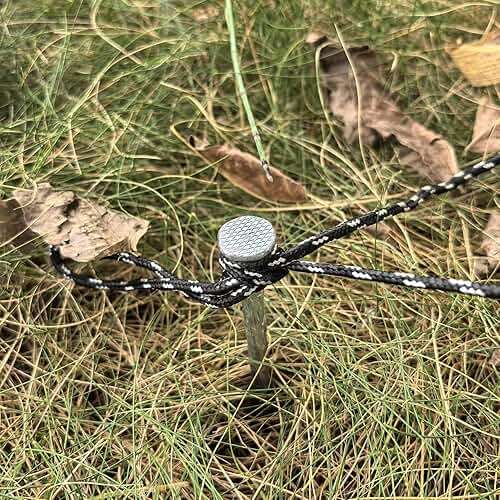 IHOSHENG 14 Inch Heavy Duty Spiral Landscape Spikes Solid Galvanized Metal Garden Stakes for Speed Bump, Wheel Stop, Paver Edging, Floor Covering, Weed Barriers, Tent, Garden Plants (15) - Image 7