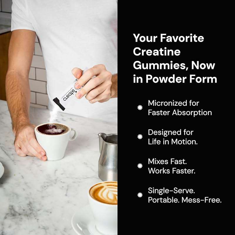 Create Creatine Monohydrate Powder - Creatine Travel Packets, Made with Creapure, 3rd Party Tested & NSF Certified for Sport, 30 Stick Packs, Unflavored - Image 4