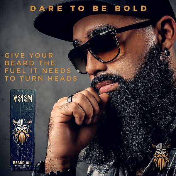 Veien Beard Oil for Men - Clean White Tea Masculine Scent - Softens & Conditions Beard, Moisturizes Dry Skin, Stops Beard Itch & Dandruff - 2oz Non-Greasy Premium Beard Grooming Oil - Image 5