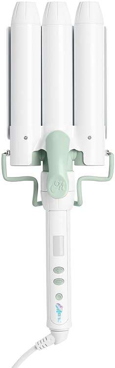 Mane Mane-tain the Waves Kit - 1.25" 3 Barrel Hair Waver Styling Attachment & Power Bottom Base to Attach Multiple Hair Styling Irons - For Long-Lasting, Shiny Loose Curls & Beach Waves (2 Count) - Image 1