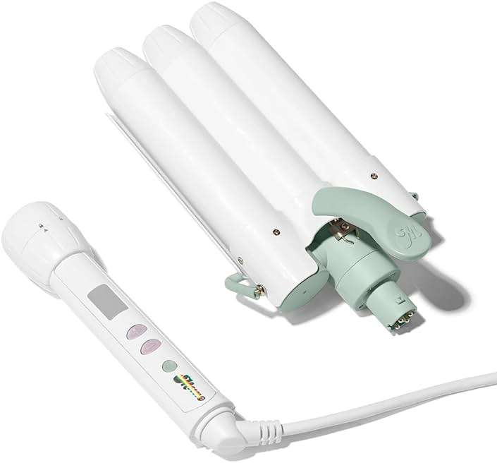 Mane Mane-tain the Waves Kit - 1.25" 3 Barrel Hair Waver Styling Attachment & Power Bottom Base to Attach Multiple Hair Styling Irons - For Long-Lasting, Shiny Loose Curls & Beach Waves (2 Count) - Image 8