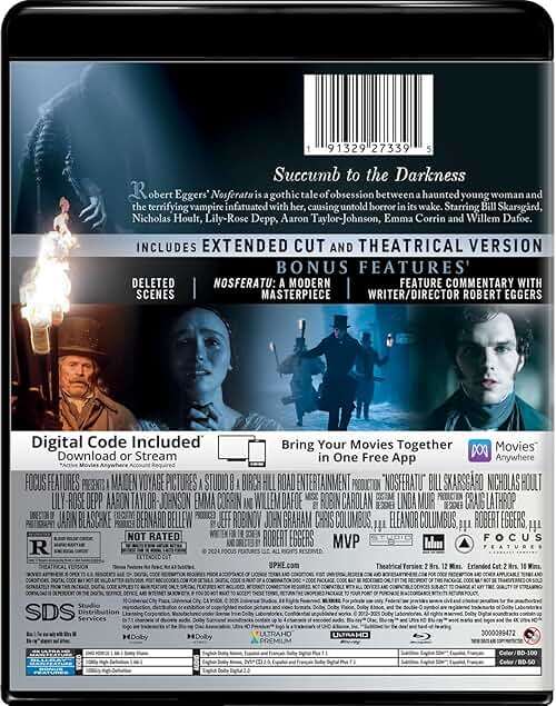 Nosferatu - Extended Cut 4K Ultra HD + Blu-ray + Digital - Image 3