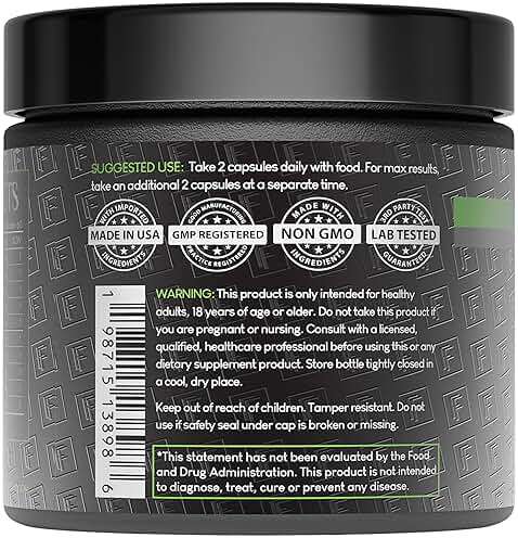 Formulation Factory Crown of Glory 10-in-1 Hair Growth Products - DHT Blocker for Men & Women with Pumpkin Seed Oil - Hair Vitamins for Faster Growth & Thickness - 120 Capsules, 2 Month Supply - Image 3