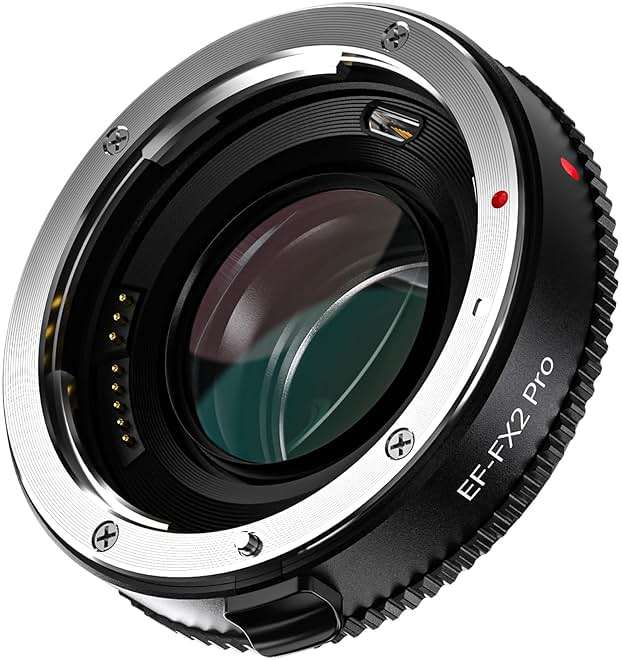VILTROX EF-FX2 Pro Auto Focus Lens Adapter 0.71x Focal Reducer Speed Booster Adapter Compatible with Canon EF Mount Lens to Fuji X-Mount Camera X-T3 X-T2 X-T20 X-T10 X-T100 X-PRO 2 X-E3 X-A20 - Image 1