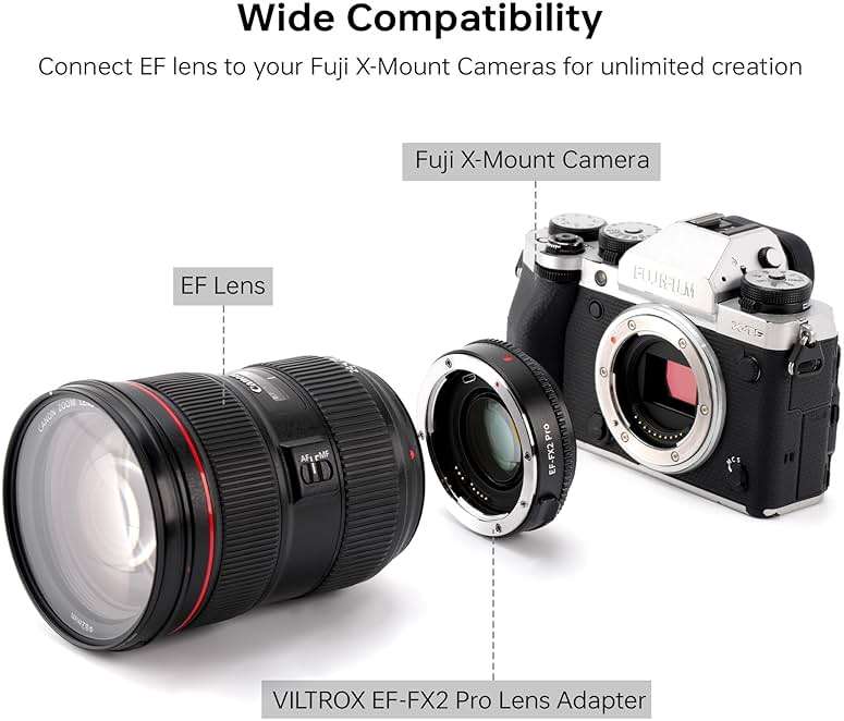 VILTROX EF-FX2 Pro Auto Focus Lens Adapter 0.71x Focal Reducer Speed Booster Adapter Compatible with Canon EF Mount Lens to Fuji X-Mount Camera X-T3 X-T2 X-T20 X-T10 X-T100 X-PRO 2 X-E3 X-A20 - Image 6