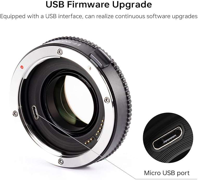 VILTROX EF-FX2 Pro Auto Focus Lens Adapter 0.71x Focal Reducer Speed Booster Adapter Compatible with Canon EF Mount Lens to Fuji X-Mount Camera X-T3 X-T2 X-T20 X-T10 X-T100 X-PRO 2 X-E3 X-A20 - Image 7
