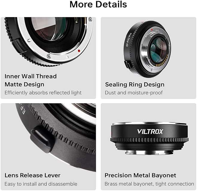 VILTROX EF-FX2 Pro Auto Focus Lens Adapter 0.71x Focal Reducer Speed Booster Adapter Compatible with Canon EF Mount Lens to Fuji X-Mount Camera X-T3 X-T2 X-T20 X-T10 X-T100 X-PRO 2 X-E3 X-A20 - Image 8