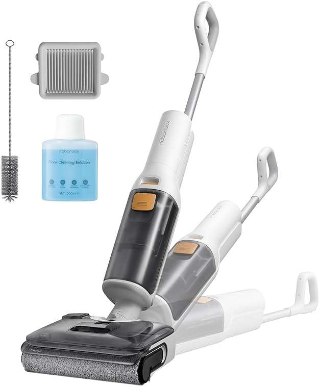 roborock F25 GT Vacuum Mop All in One, Wet Dry Vacuum Cleaner Cordless, 20000Pa Floor Cleaner Machine for Tile Hardwood Wood Vinyl Floor, Edge to Edge Self Cleaning Electric Mop with 180° Lie-Flat - Image 1