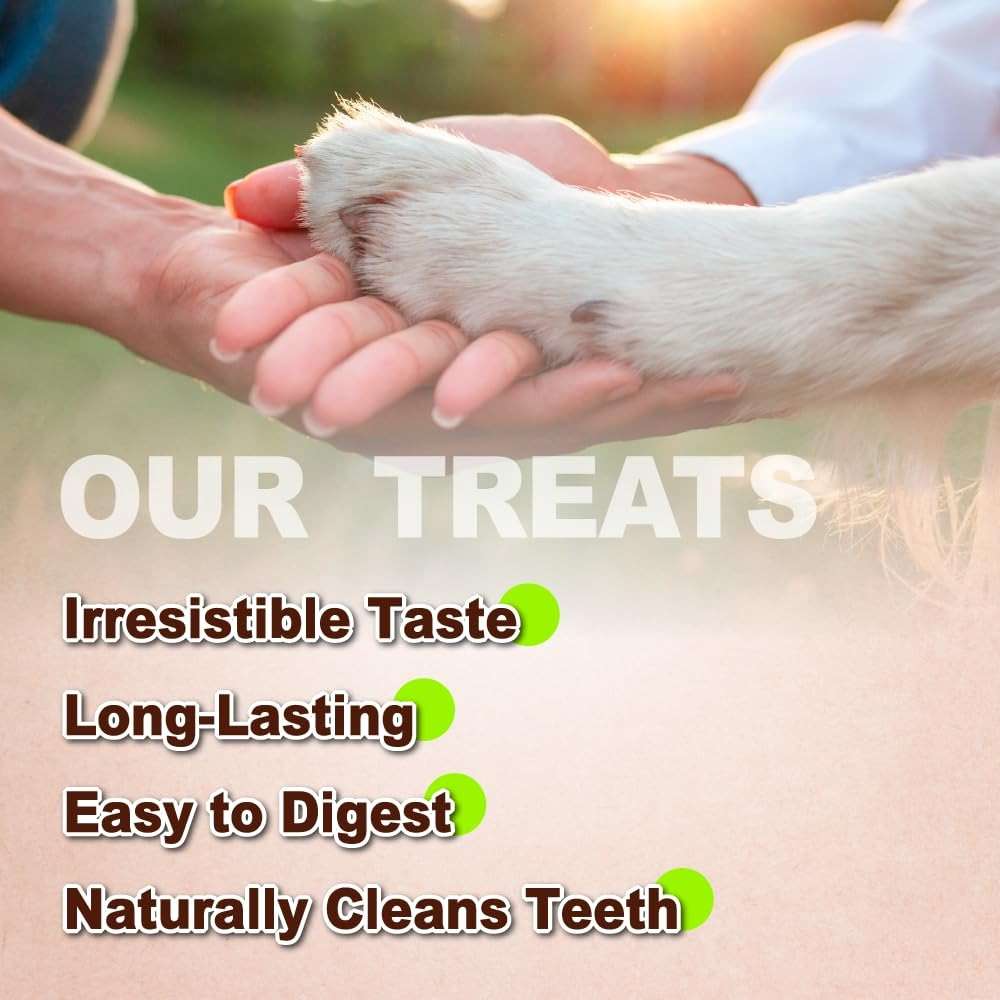 A Freschi srl Turkey Tendons for Dogs, USA-Sourced Human Grade, Rawhide-Free Long-Lasting Puppy Chews, All Natural Hypoallergenic Dog Treats for Small Breeds, 3.53 oz Pack Strips - Image 4