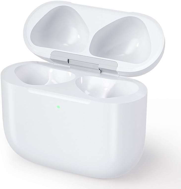 Wireless Charging Case Compatible with AirPods 4, Replacement Charger Case with Bluetooth Pairing Sync Button (to USB-C) - Image 1