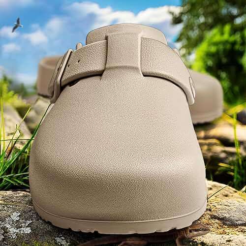 KEMISANT Women Clogs,Comfortable Mules Sandals Slippers Nurse Garden Shoes Unisex for Men Cushioned Support - Image 3