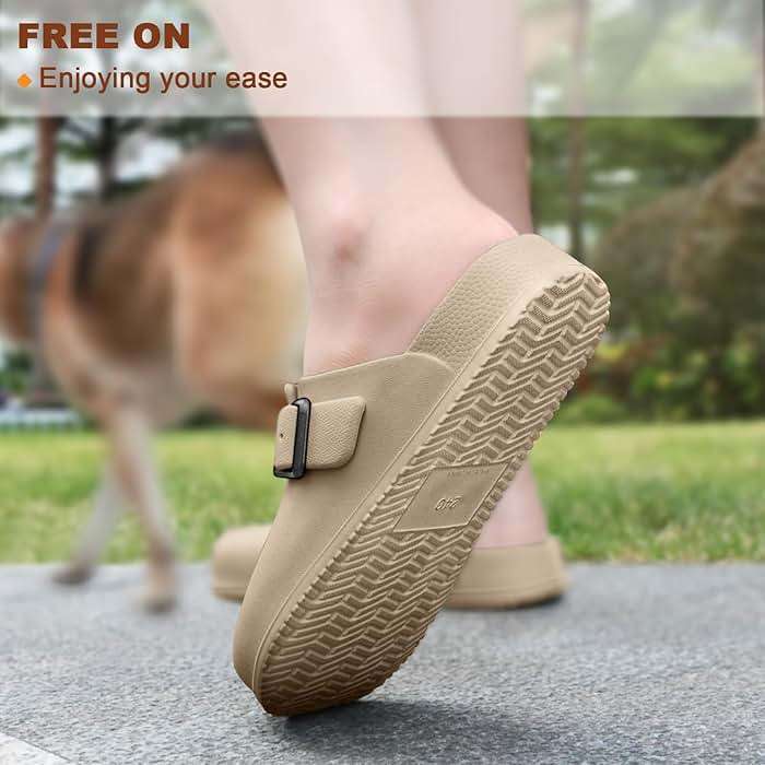 KEMISANT Women Clogs,Comfortable Mules Sandals Slippers Nurse Garden Shoes Unisex for Men Cushioned Support - Image 5