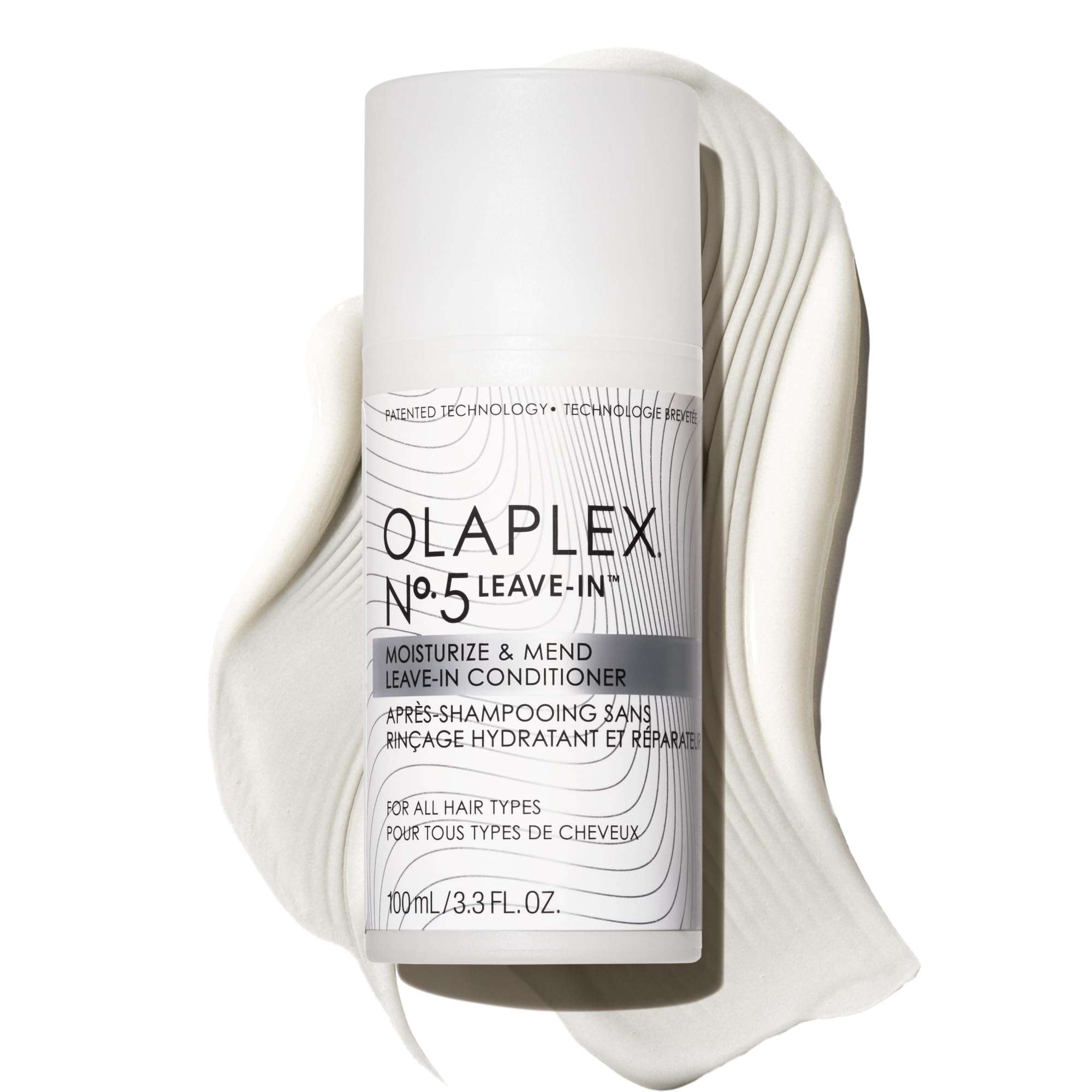 Olaplex Nº.5 Leave-In Conditioner: Moisturizes & Mends Split Ends | Reduces Breakage & Repairs, Protects Damaged Hair | For Coily, Curly, Straight, and Wavy, Stocking Stuffers, 100 mL / 3.3 Fl. Oz. - Image 1