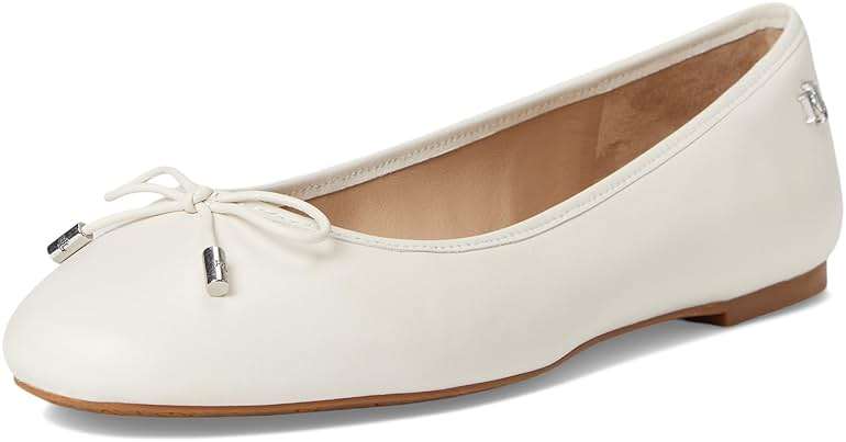 Lauren Ralph Lauren Womens Jayna Nappa Leather Flat - Image 7