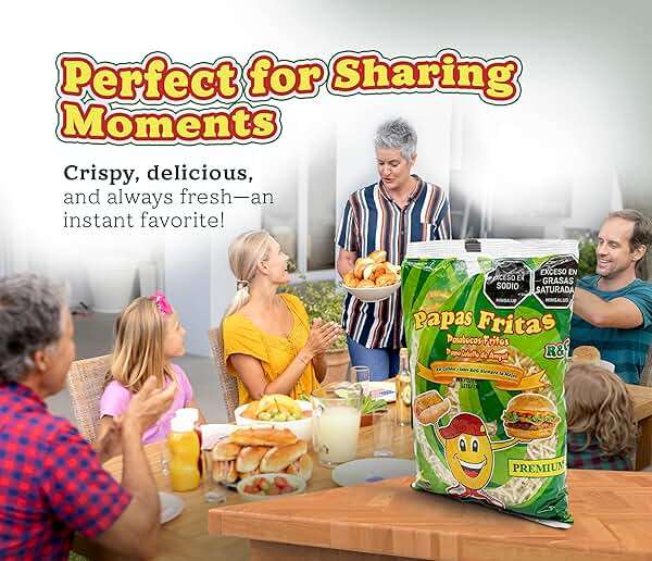 R&G Angel Hair Potato Chips - Crunchy Snack with Premium Flavor - 200gr Party Size Chips Bag - Meals & Prepared Foods. Sticks de patata Shoestring, snack crujiente y crujiente Hotdog - palitos de patatas – fosforito de papa – papa chongo- cabello de ángel - para hotdog - Image 2