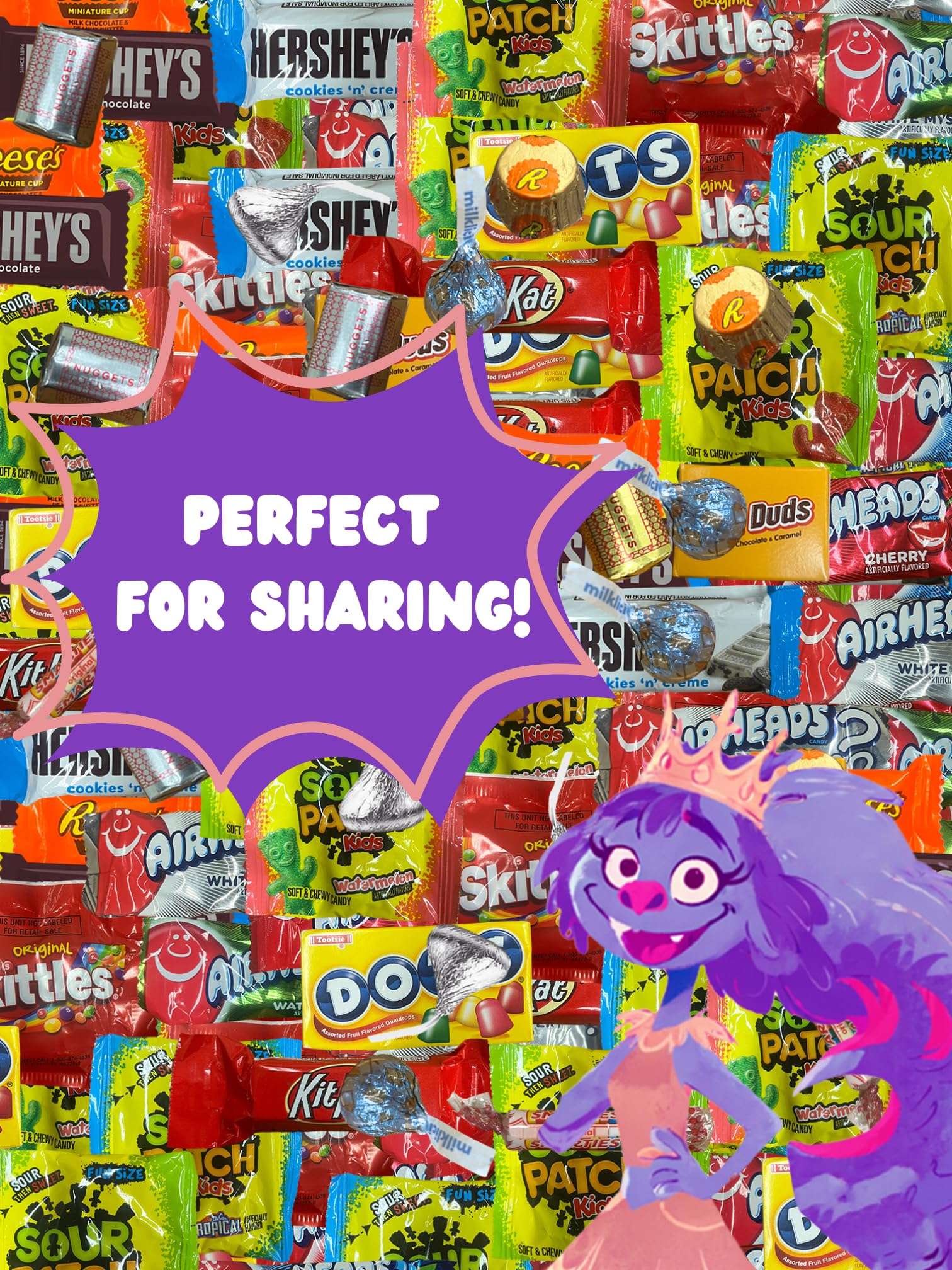 Chocolate and Candy Variety Pack - 2 LB Assorted Chocolate Candy Bulk - Bulk Candy Bag Candy Mix - Candy Bulk Individually Wrapped Candy - Chocolates - Variety Candy Bag - Cold Pack Included - Image 2