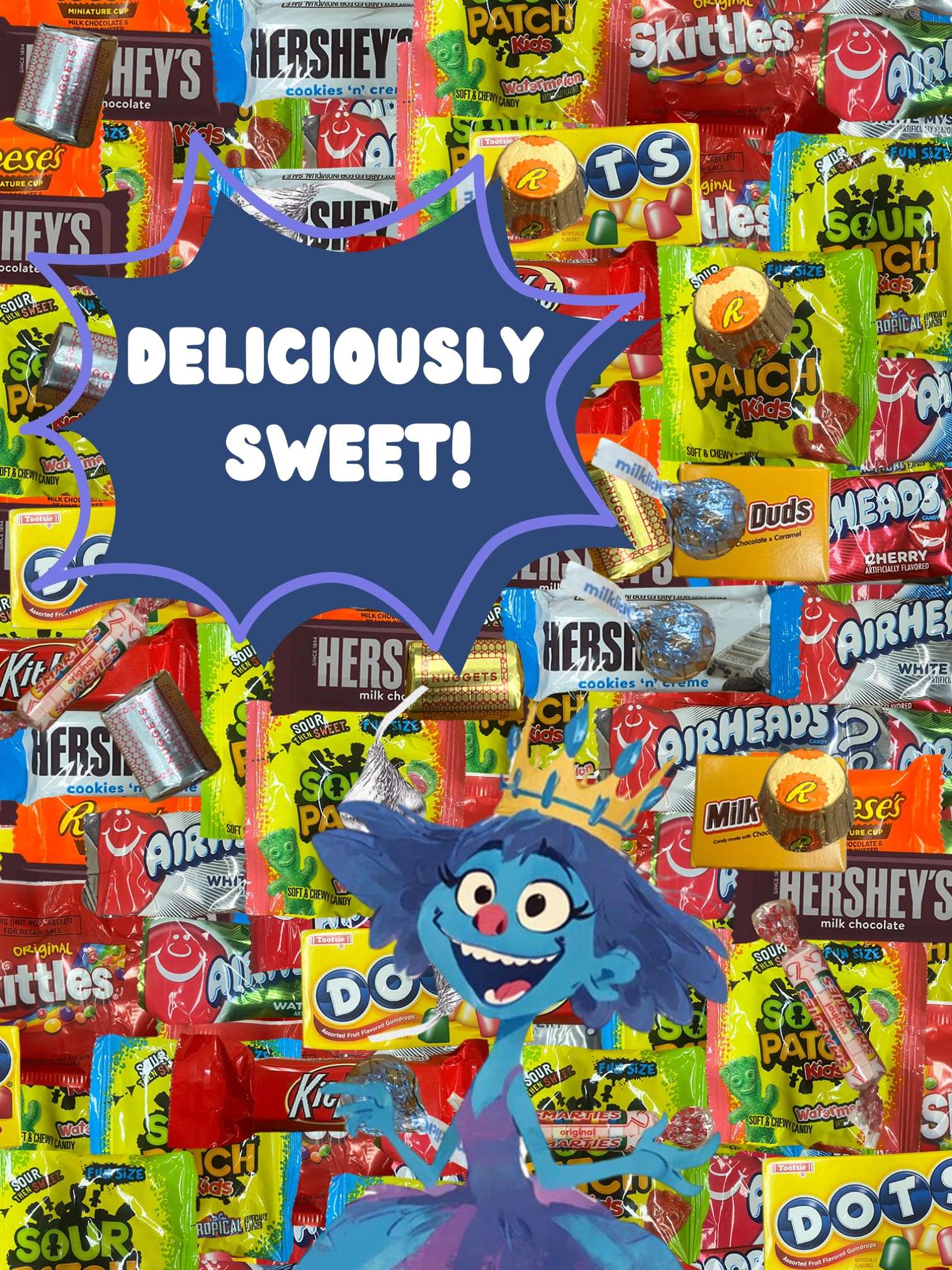 Chocolate and Candy Variety Pack - 2 LB Assorted Chocolate Candy Bulk - Bulk Candy Bag Candy Mix - Candy Bulk Individually Wrapped Candy - Chocolates - Variety Candy Bag - Cold Pack Included - Image 3