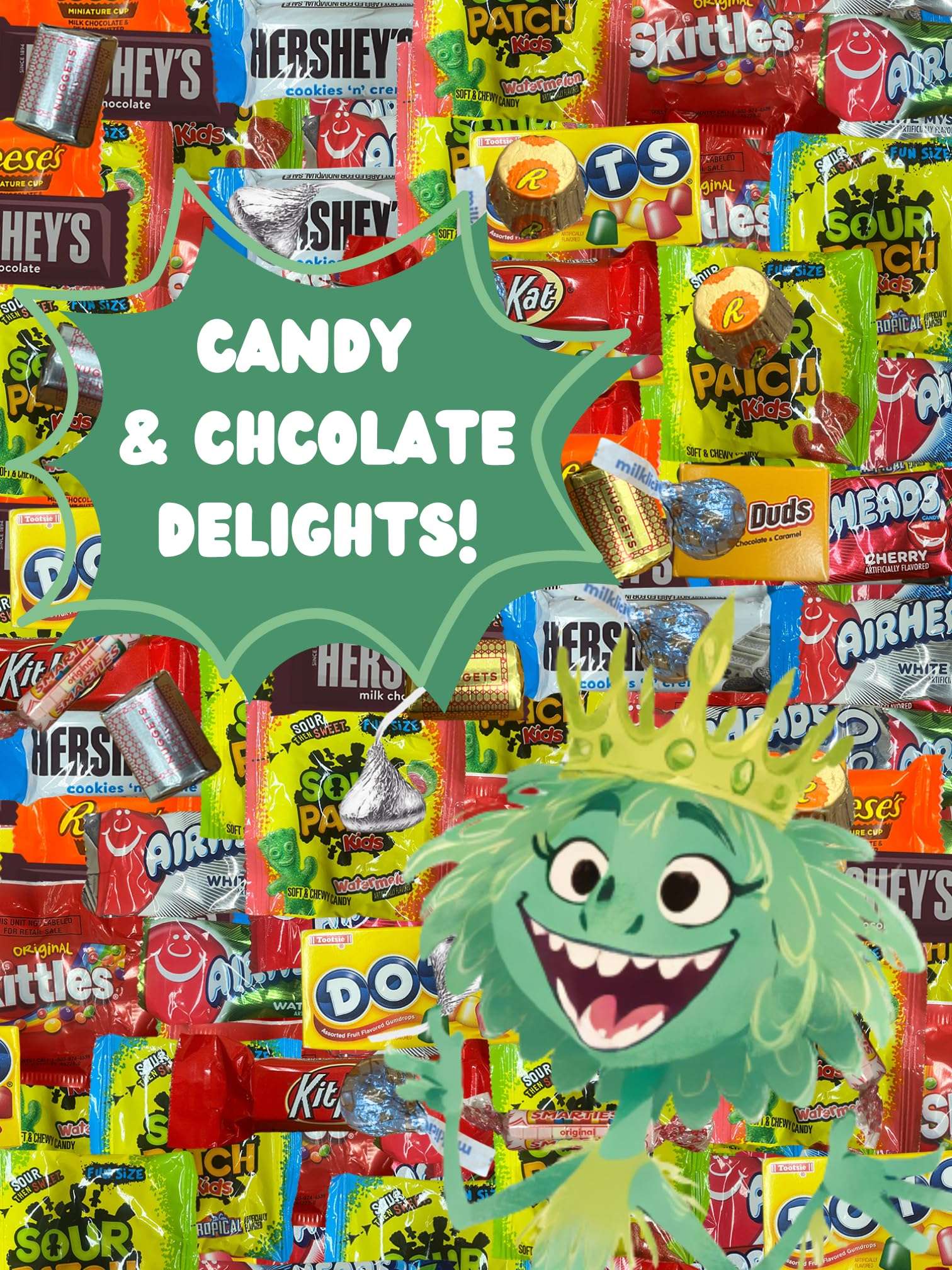 Chocolate and Candy Variety Pack - 2 LB Assorted Chocolate Candy Bulk - Bulk Candy Bag Candy Mix - Candy Bulk Individually Wrapped Candy - Chocolates - Variety Candy Bag - Cold Pack Included - Image 4