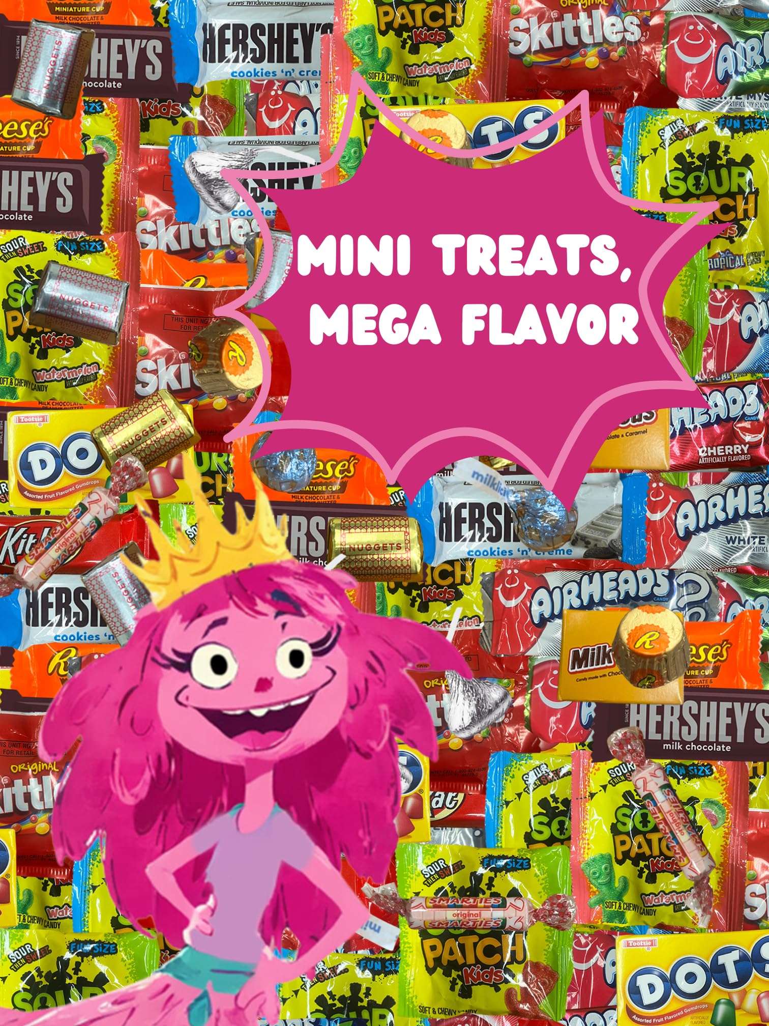 Chocolate and Candy Variety Pack - 2 LB Assorted Chocolate Candy Bulk - Bulk Candy Bag Candy Mix - Candy Bulk Individually Wrapped Candy - Chocolates - Variety Candy Bag - Cold Pack Included - Image 5
