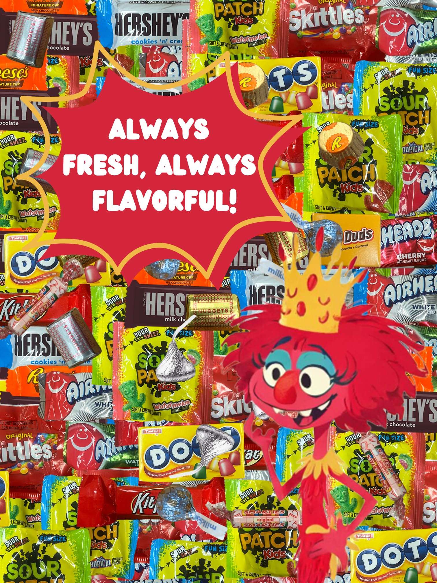 Chocolate and Candy Variety Pack - 2 LB Assorted Chocolate Candy Bulk - Bulk Candy Bag Candy Mix - Candy Bulk Individually Wrapped Candy - Chocolates - Variety Candy Bag - Cold Pack Included - Image 6