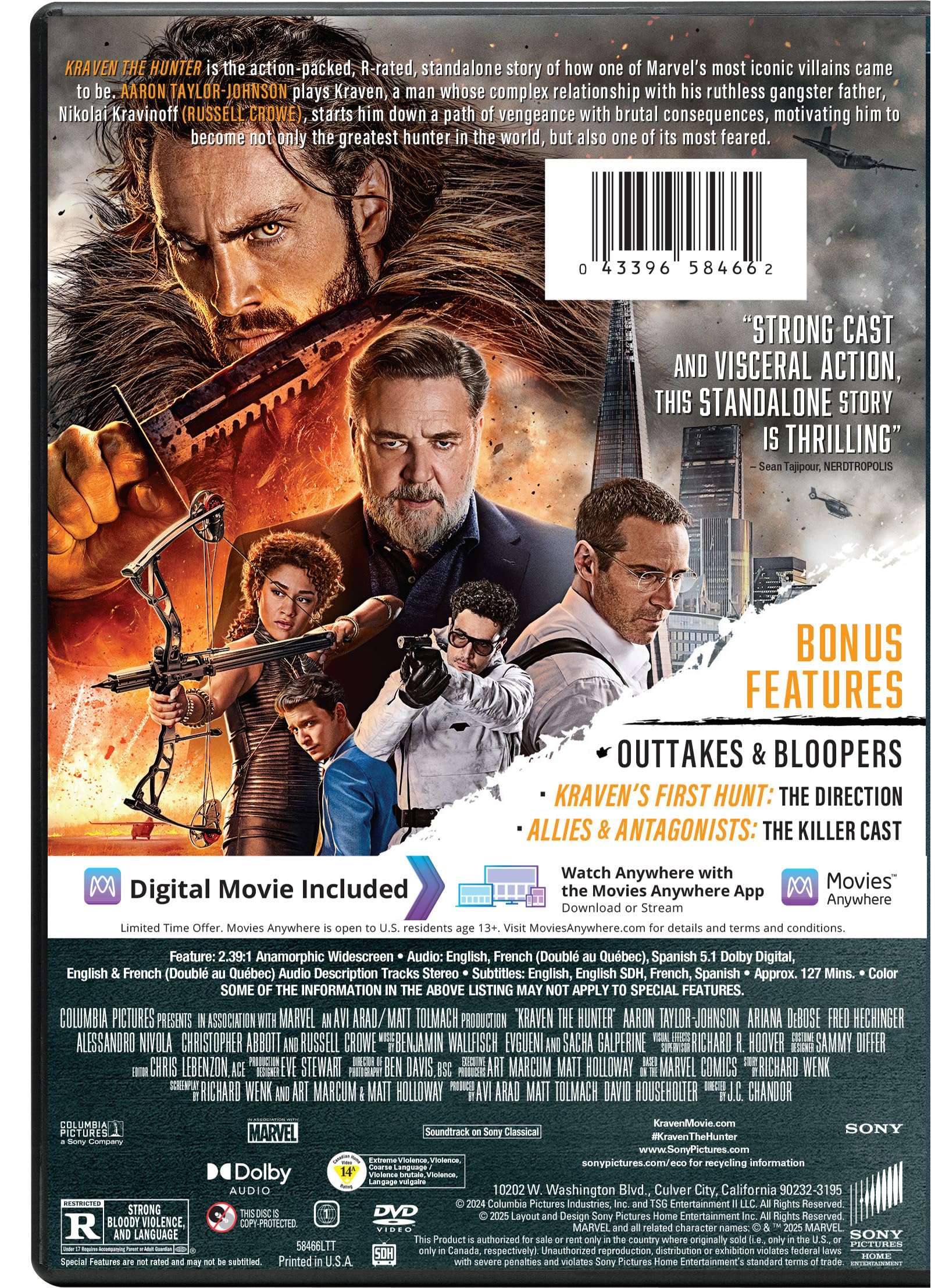 KRAVEN THE HUNTER DVD + DIG - Image 2