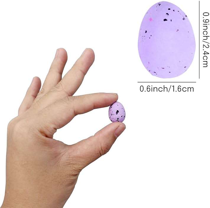 Allaugh Easter Egg Vase Filler: Lightweight Foam Eggs for Quick Spring Decor - Non-Toxic Toddler-Safe Centerpiece - Busy Mom's Easter Brunch & Egg Hunt Table Upgrade - Image 2