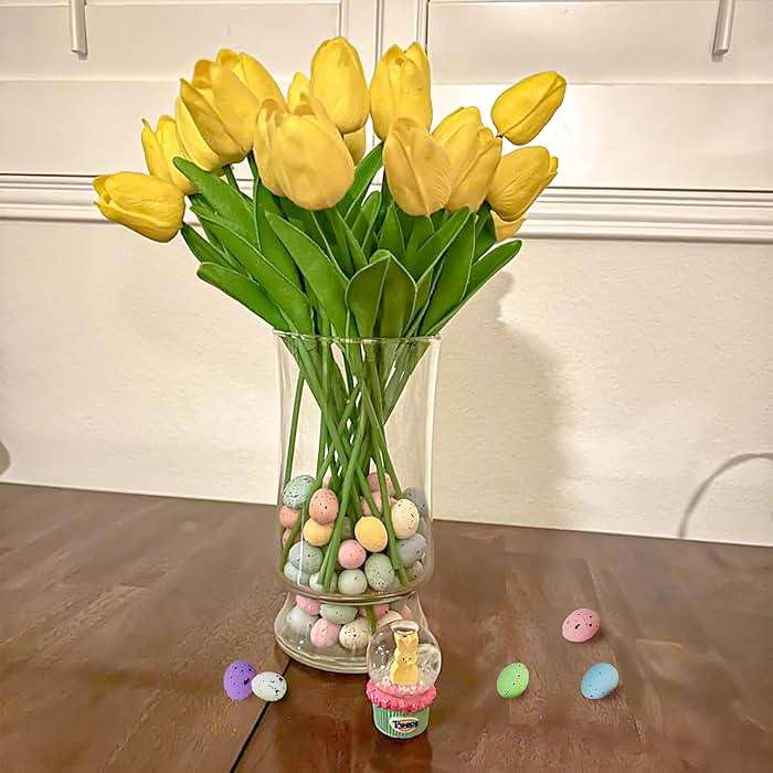 Allaugh Easter Egg Vase Filler: Lightweight Foam Eggs for Quick Spring Decor - Non-Toxic Toddler-Safe Centerpiece - Busy Mom's Easter Brunch & Egg Hunt Table Upgrade - Image 6