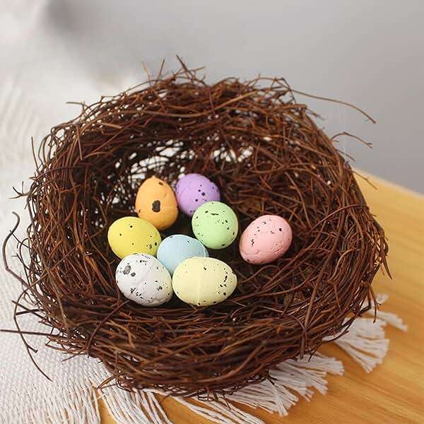 Allaugh Easter Egg Vase Filler: Lightweight Foam Eggs for Quick Spring Decor - Non-Toxic Toddler-Safe Centerpiece - Busy Mom's Easter Brunch & Egg Hunt Table Upgrade - Image 7